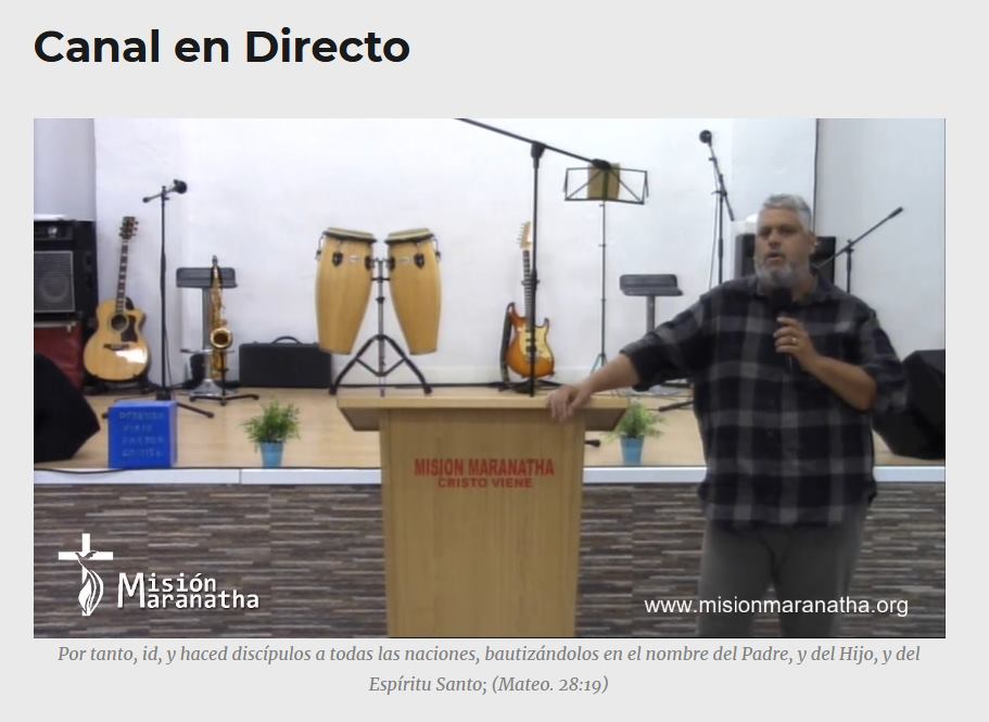Culto Dominical 30-08-2020 – Misión Maranatha – Paiporta – Valencia – España