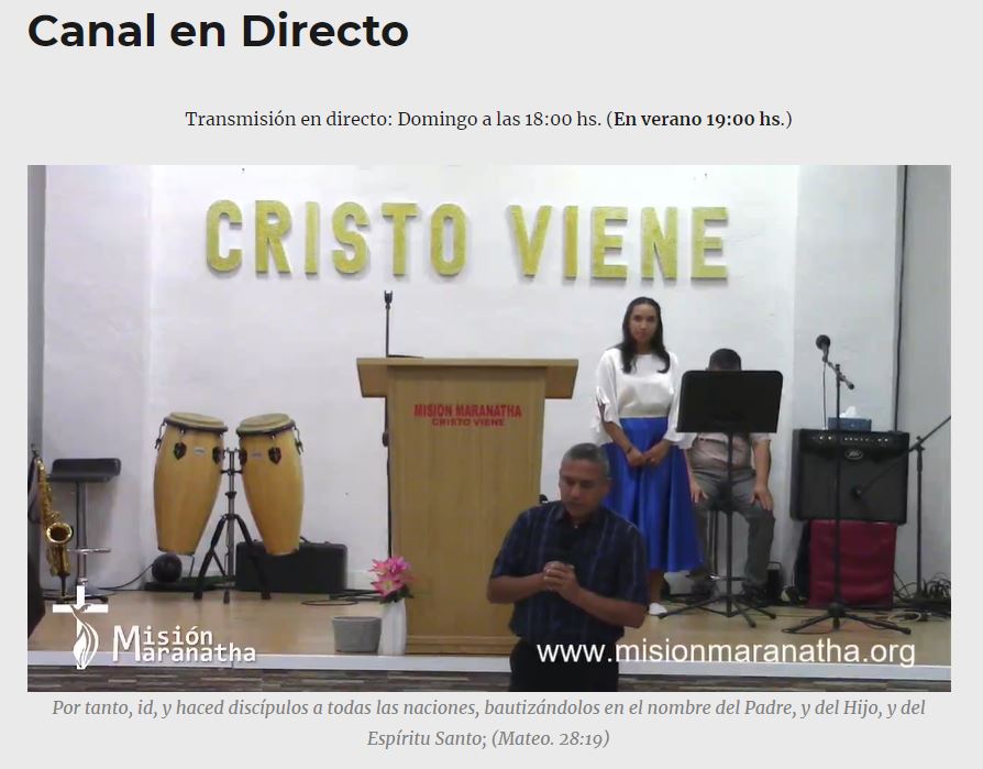Culto Dominical 19-09-2021 – Misión Maranatha – Paiporta – Valencia – España