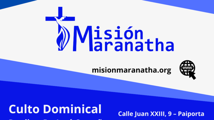 Domingo, 04 de Septiembre a las 18h en directo desde www.misionmaranatha.org/canaldirecto/