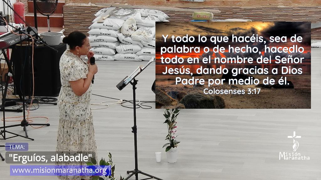 «Erguíos, alabadle» # Hna. Miguelina Montero # 15/06/2025
