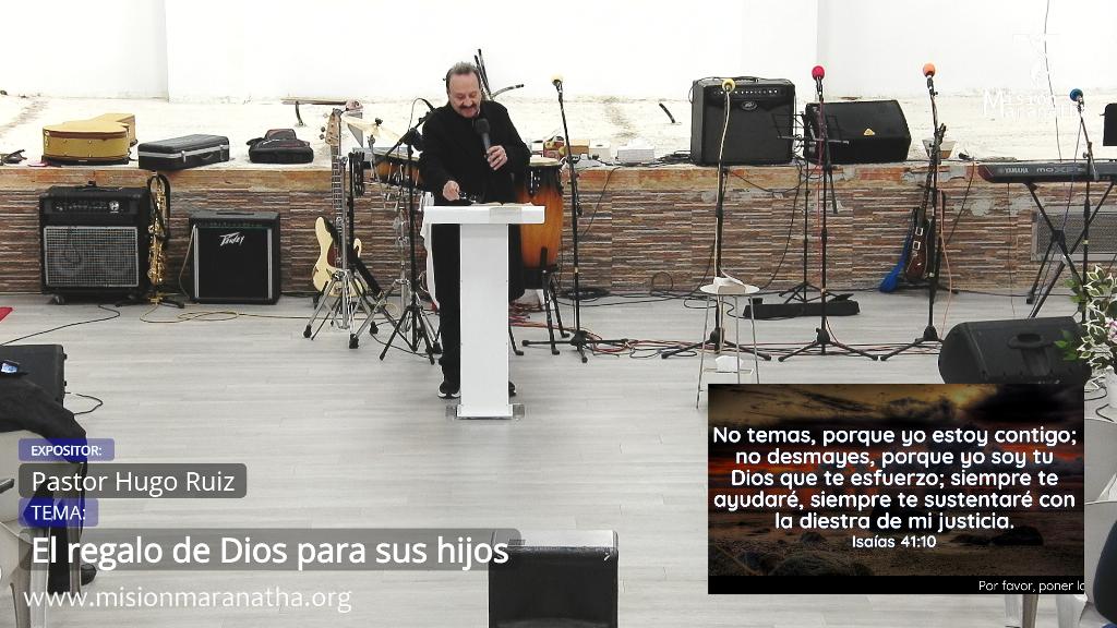 Grabación #  El regalo de Dios para sus hijos # Pastor Hugo Ruiz # 11/01/2026